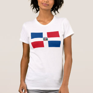 Dominikanischer Flagge T - Shirt