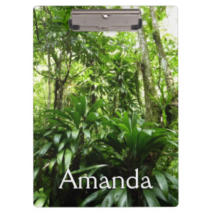 Dominikanischer Regenwald I Tropische Natur Klemmbrett