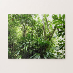 Dominikanischer Regenwald I Tropische Natur Puzzle