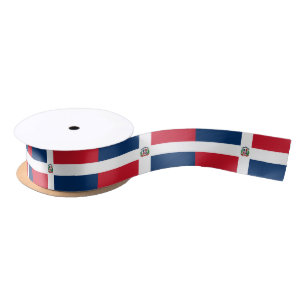 Dominikanisches Flaggenband Satinband