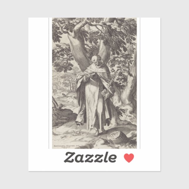 Dominischer Katholischer Priester Aufkleber (Blatt)