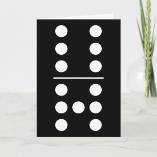 Domino 6 und 7 passende 67 Dominos Gruppenkostüme  Karte