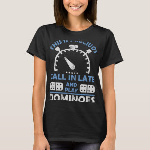 Domino Dominoes Stone Number Board Game Tile Spiel T-Shirt