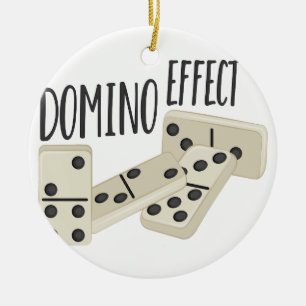 Domino-Effekt Keramikornament