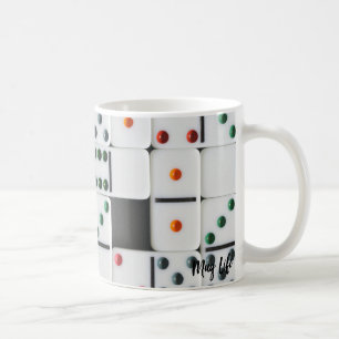 Domino-Fliesen-Foto Kaffeetasse