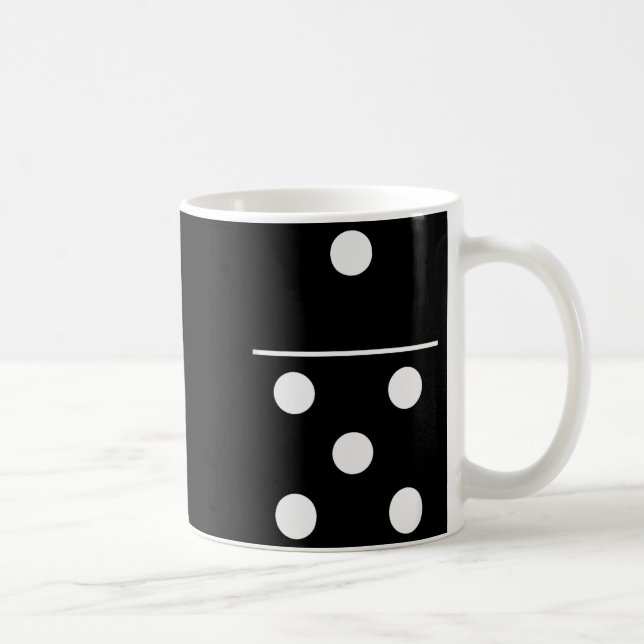 Domino Game 5 1 Funny Halloween Group Costume Shir Kaffeetasse (Rechts)