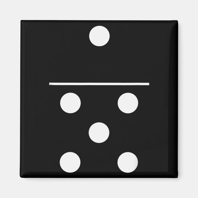 Domino Game 5 1 Funny Halloween Group Costume Shir Magnet (Vorne)