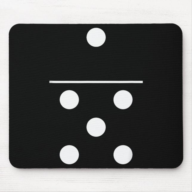 Domino Game 5 1 Funny Halloween Group Costume Shir Mousepad (Vorne)