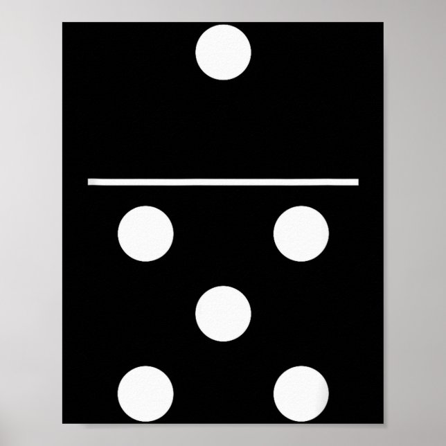 Domino Game 5 1 Funny Halloween Group Costume Shir Poster (Vorne)