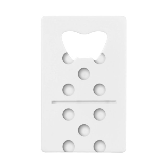 Domino Game 5 5 Shirt Weihnachten Geldbeutel Flaschenöffner (Vorderseite)