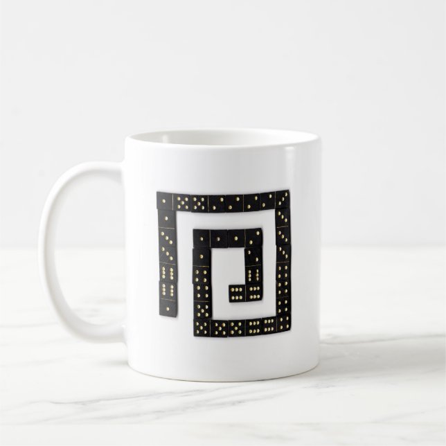 Domino-gewundene Tasse (Links)