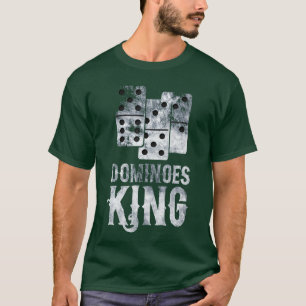 Domino-König Domino-Spieler Domino-Liebhaber Spiel T-Shirt