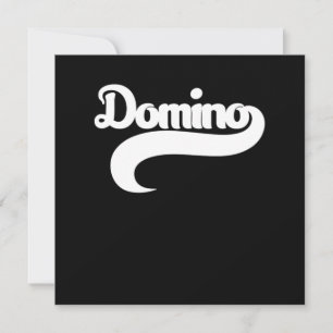 Domino Player Dominoes Tiles Puzzler Game-Geschenk Einladung