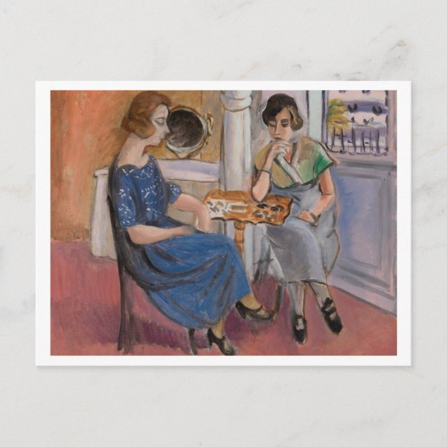 Domino Players (1921) Postkarte (Vorderseite)