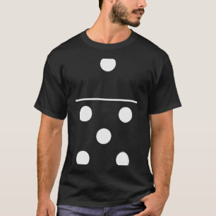 Domino-Spiel 5 1 Lustiges Halloween-Gruppenkostüm- T-Shirt