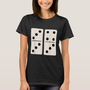 Domino Spiel 6 7 Lustig 67 Alpha Slang Gen Z Gehir T-Shirt