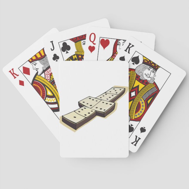 Domino-Spiel-Spielkarten Spielkarten (Rückseite)