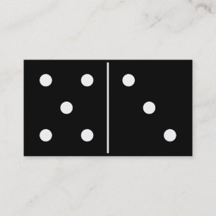 Domino-Spiel-Stück Visitenkarte