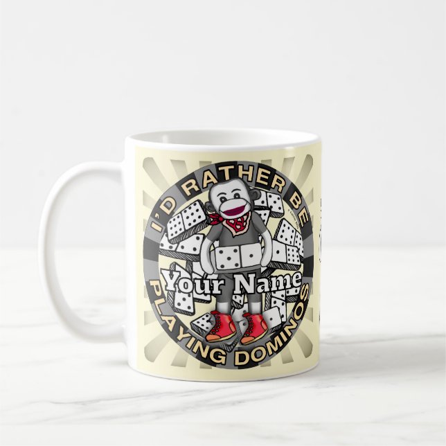 Domino spielen kaffeetasse (Links)
