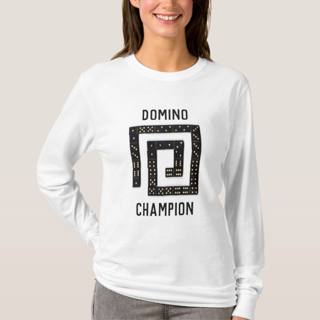 Domino Spiral Champion Long Sleeve T - Shirt (Vorderseite)
