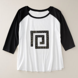 Domino Spiral Plus Size T - Shirt