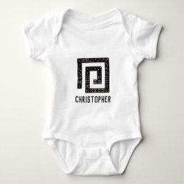 Domino Spiralname Baby Bodysuit Baby Strampler