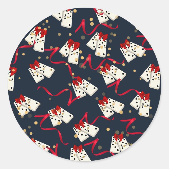 Domino Sticker - Blue (Vorderseite)