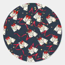 Domino Sticker - Blue