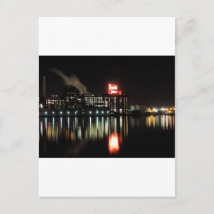 Domino Sugar Baltimore - Nacht Postkarte