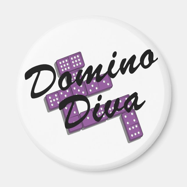 Domino T - Shirt und Geschenke. Magnet (Vorne)