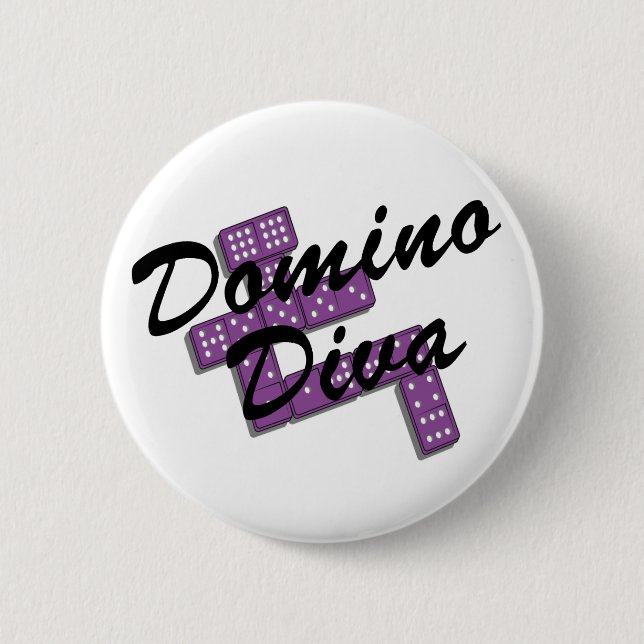 Domino-T - Shirts und Geschenke Button (Vorderseite)