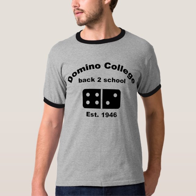 Domino-Uni T-Shirt (Vorderseite)