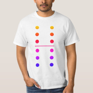 Dominoa 6-6 Gruppe Kostüme T-Shirt