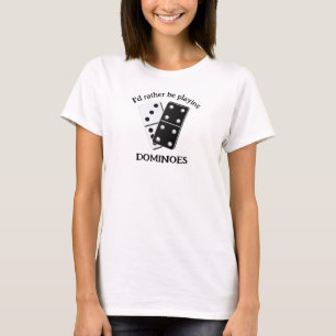 Dominoes Design Tee Shirt T - Shirt