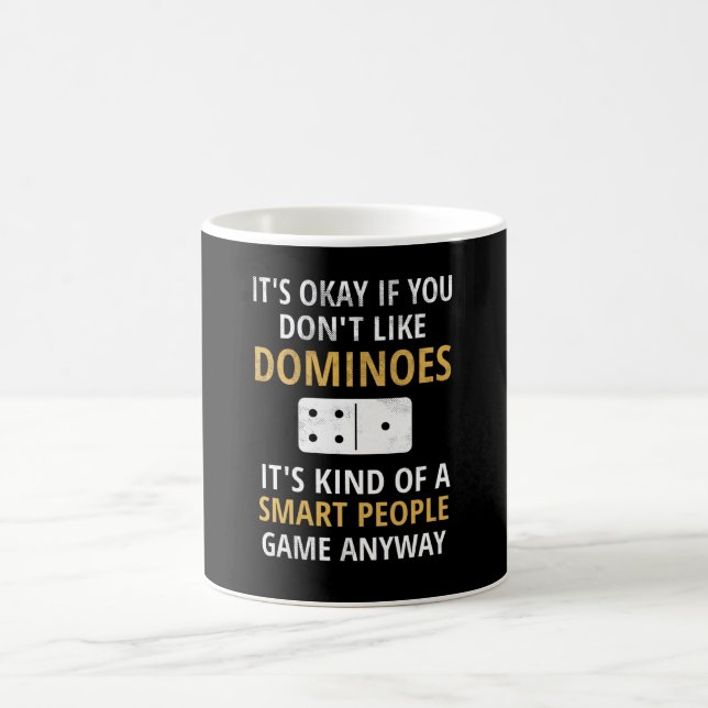 Dominoes-Geschenk| Dominoes Spieler Dominoliebhabe Kaffeetasse (Mittel)