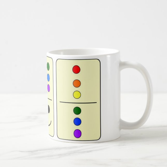 Dominokaffee-Tasse Tasse (Rechts)