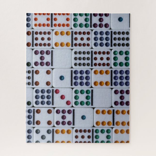 Dominos Numbers Game Puzzle (Vertikal)