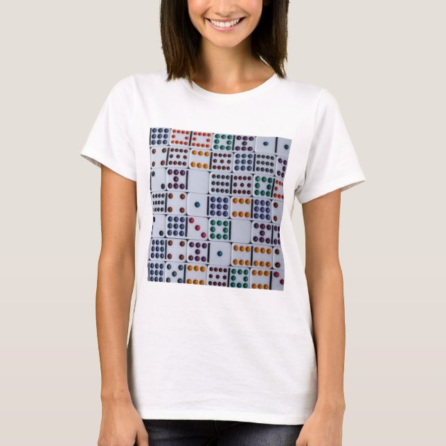Dominos Numbers Game T-Shirt (Vorderseite)