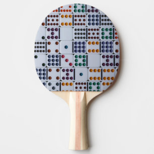 Dominos Numbers Game Tischtennis Schläger
