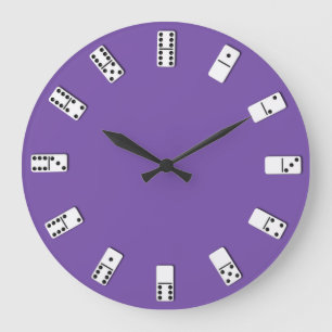 Dominos Wall Clock Große Wanduhr