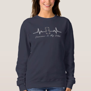 Dominospiele sind mein Domino-Player für DNA-Board Sweatshirt