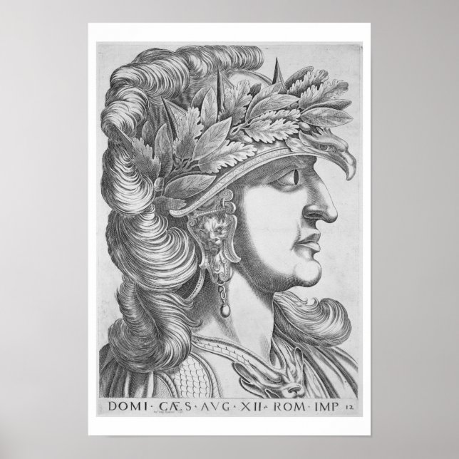 Domitian Caesar (51-96 AD), 1596 (Gravur) Poster (Vorne)