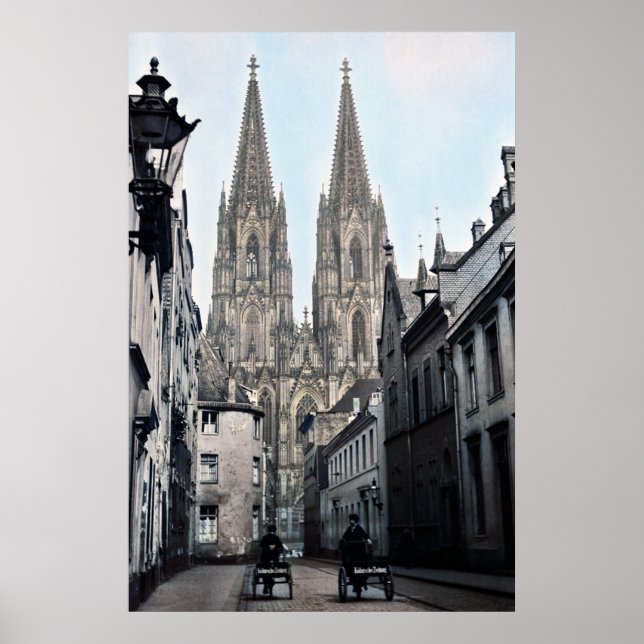 Domkirche St. Peter Köln 1910 Deutschland Poster (Vorne)