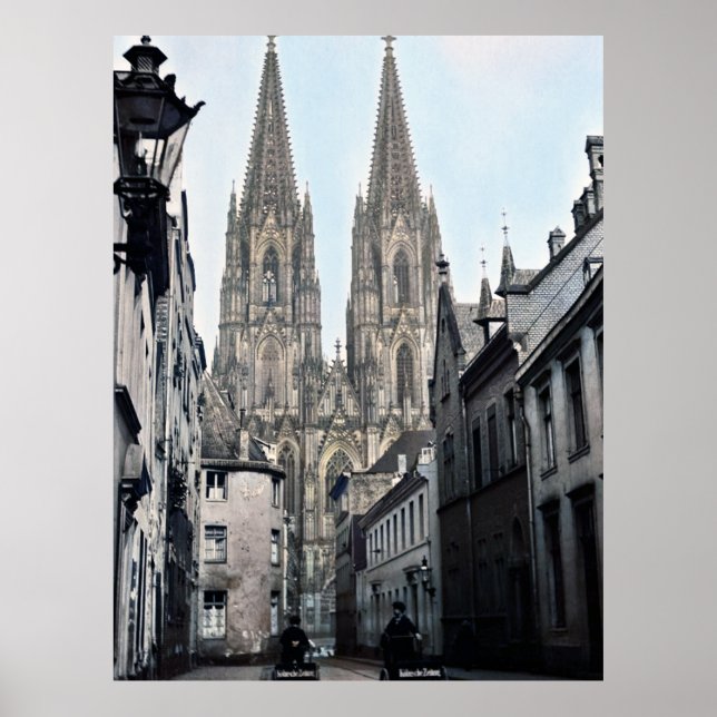 Domkirche St. Peter Köln 1910 Deutschland Poster (Vorne)