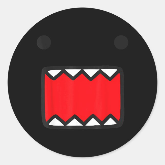 Domo Jp Runder Aufkleber (Vorderseite)