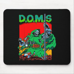 Doms Funny Muscle Gym Weightlift Bodybuilding F Mousepad