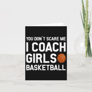 Don39t Obacht Me I Coach Girls Basketball Sport Karte