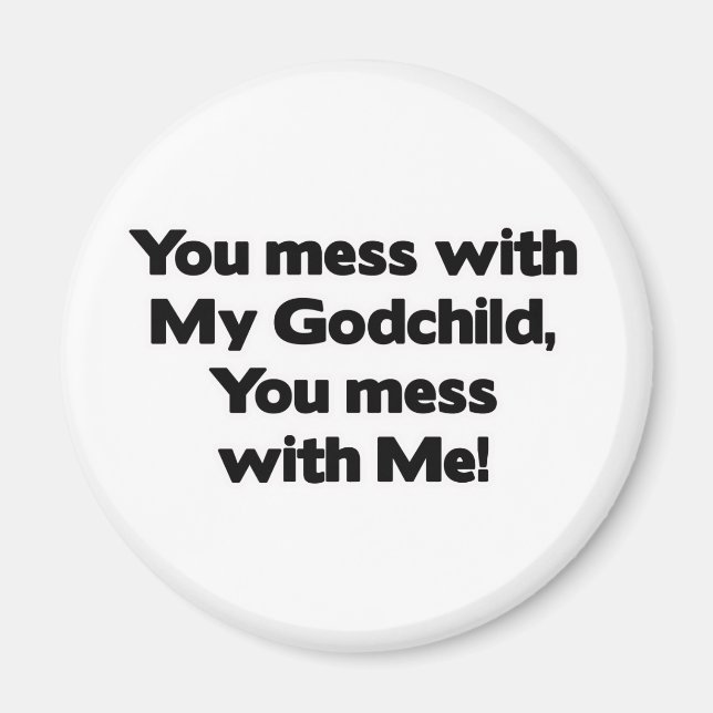 Don&apos; nicht mit meinem Kind durcheinander Magnet (Vorne)