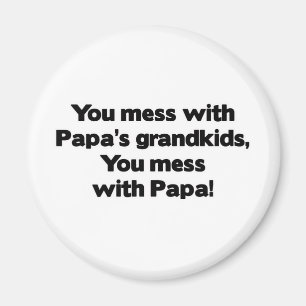 Don' t-Verwirrung mit Papa' sGrandkids Magnet