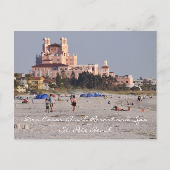 Don Cesar - Floridas rosa Schloss Postkarte (Vorderseite)